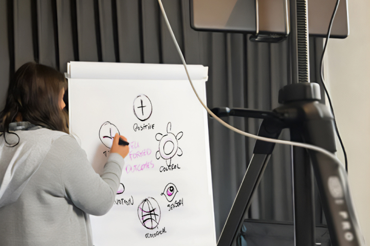 Presentations by visual practitioners